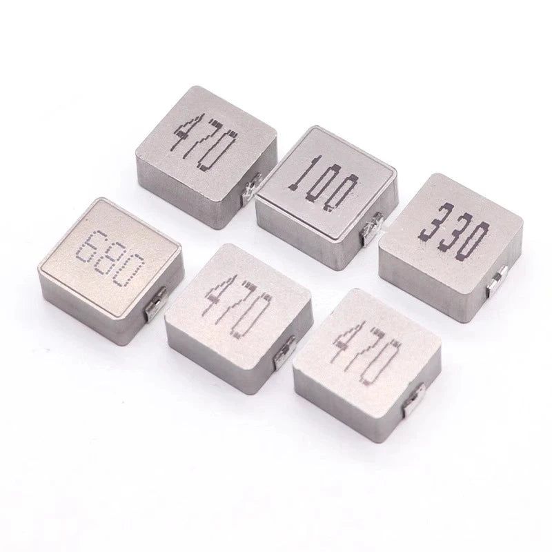 10PCS SMD Inductor, Integrated Power Winding Inductor 1040 1050 DC High Current SMD Inductor Coil