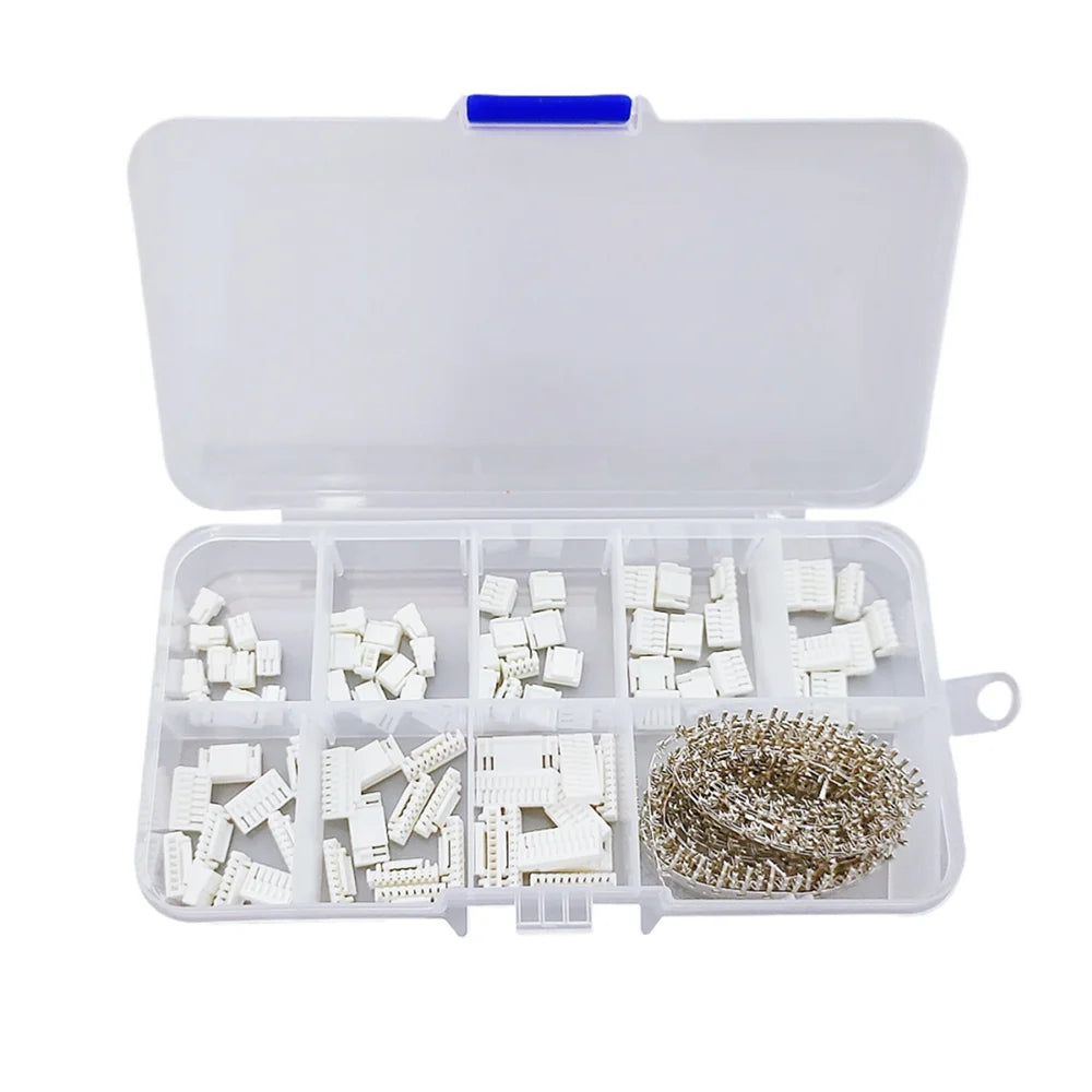 530PCS GH1.25 Housing Connectors and Crimp Terminal kit Connectors Plugs GH1.25mm Pitch for Flight Controller 3D Printer