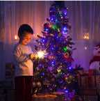Waterproof LED Christmas Fairy String Lights White Warm RGB Lighting For Curtain Wedding Party Indoor Outdoor Home Decoration