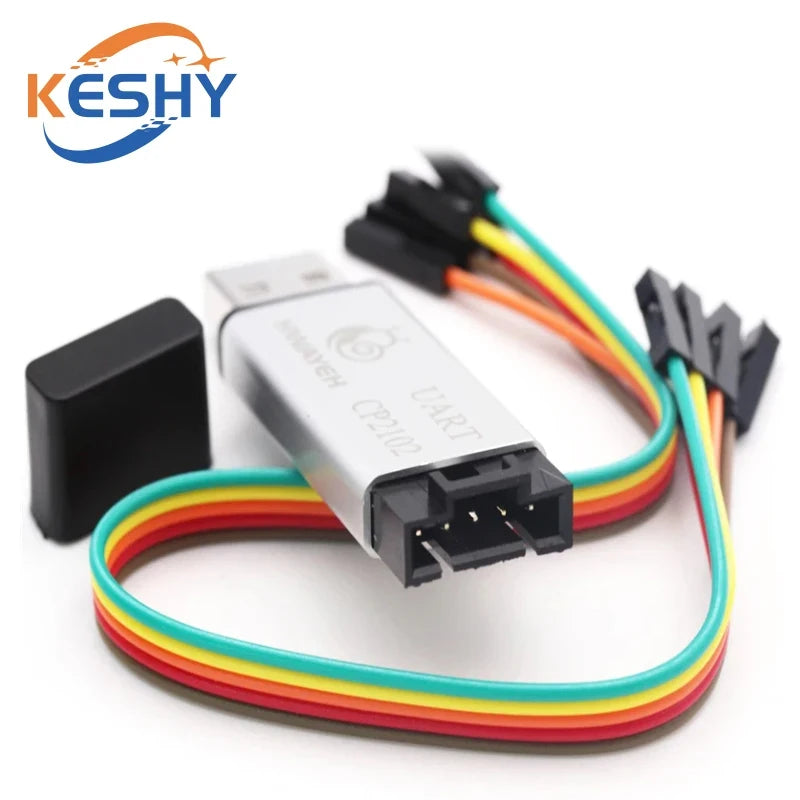 Aluminum shell CP2102 USB 2.0 to TTL UART Module 5Pin Serial Converter STC Replace FT232 Module support 5v/3.3v