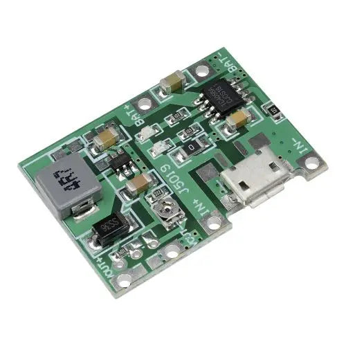 Lithium Li-ion 18650 3.7V 4.2V to 5V 9V Battery Charger Board DC-DC Step Up Boost Module TP4056 DIY Kit Parts Type-C/Micro USB