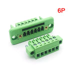 1Set 15EDGWC Pitch 3.81mm 2P/3P/4P/5P/6P/8P/9P Pluggable Terminal Block Connector JM15EDGKM 3.81mm Pitch