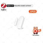 Zigbee Door Sensor Window Sensor Wireless Magnetic Open Closed Detector Smart Home Security Burglar Sensor For Tuya Z2M HA Hub