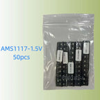 70pcs kit Voltage Regulator Kit AMS1117 1.2V/1.5V/1.8V/2.5V/3.3V/5.0V/ADJ lm1117 AMS1117-1.2 AMS1117-1.8 AMS1117-2.5 AMS1117-3.3