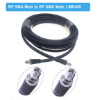 LMR 400 SMA to SMA Male/RP SMA Male Connector Cable Low Loss 50 Ohm 50-7 Cord WIFI Antenna Extension Jumper RF Coaxial Adapter