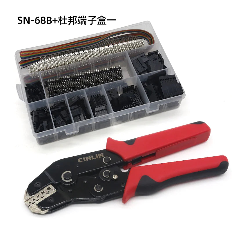 SN-68B/SN-58B DuPont Terminal Automotive Wiring Harness Crimping Pliers PH2.0/XH2.54/6.3 with Spring Ratchet Type