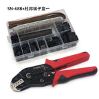 SN-68B/SN-58B DuPont Terminal Automotive Wiring Harness Crimping Pliers PH2.0/XH2.54/6.3 with Spring Ratchet Type