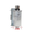 Washing Machine Capacitor 3UF 6UF 8UF 10UF 11UF 15UF CBB65A-1 Starting Capacitor Single Insert with Screw