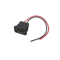 USB 2.0 Female Jack Power Socket 2P 4Pin Wire Charging Port Solder Connector DIY Repair USB Type A Interface 10CM Leads Cable
