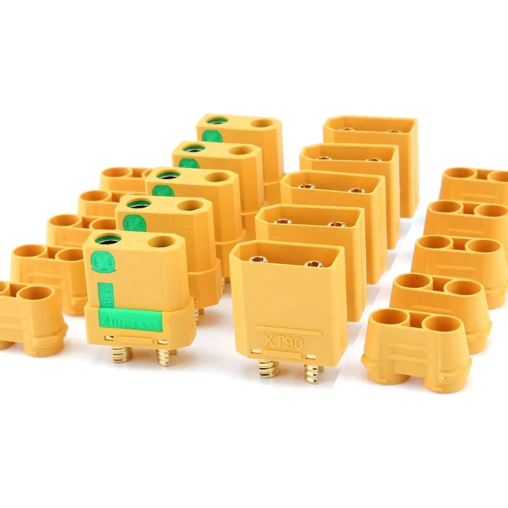 10 Pairs Amass  XT90S XT90-S XT90 Connector Anti-Spark Male Female Connector for Battery, ESC and Charger Lead