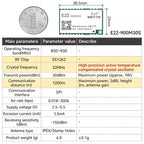 EBYTE E22-M Series SX1262 SX1268 Lora Module - Long Distance Wireless SMD High Precision TCXO at 170/433/868/915MHz
