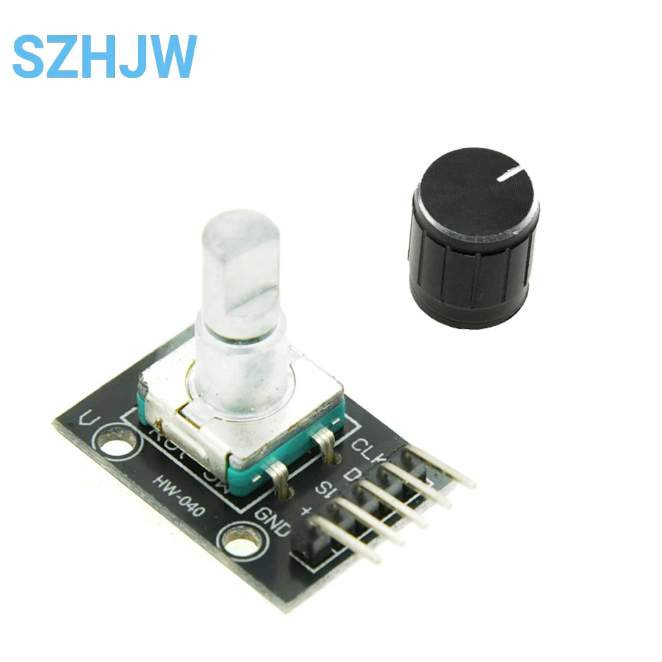1-50PCS KY-040 Rotary Encoder Module – 20 PPR, 360° Infinite Rotation with Push Button, for Arduino Raspberry Pi