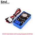 Snvi DS1307 PCF8563 RTC Module Real Time Clock I2C Timekeeping Backup Battery with Case Cable