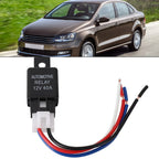 Reliable 12V 40A Car Automotive Relay 4 Pin SPST Contact Type Suitable For Strobe Lights Fog Lights Car Alarms And More