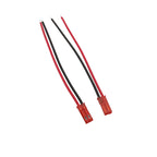 Red JST Plug Connector SYP 2Pin 2.54mm Pitch Male Female Plugs with 22AWG PVC Wires Cable for LED Lamp Strip RC Toys Battery DIY