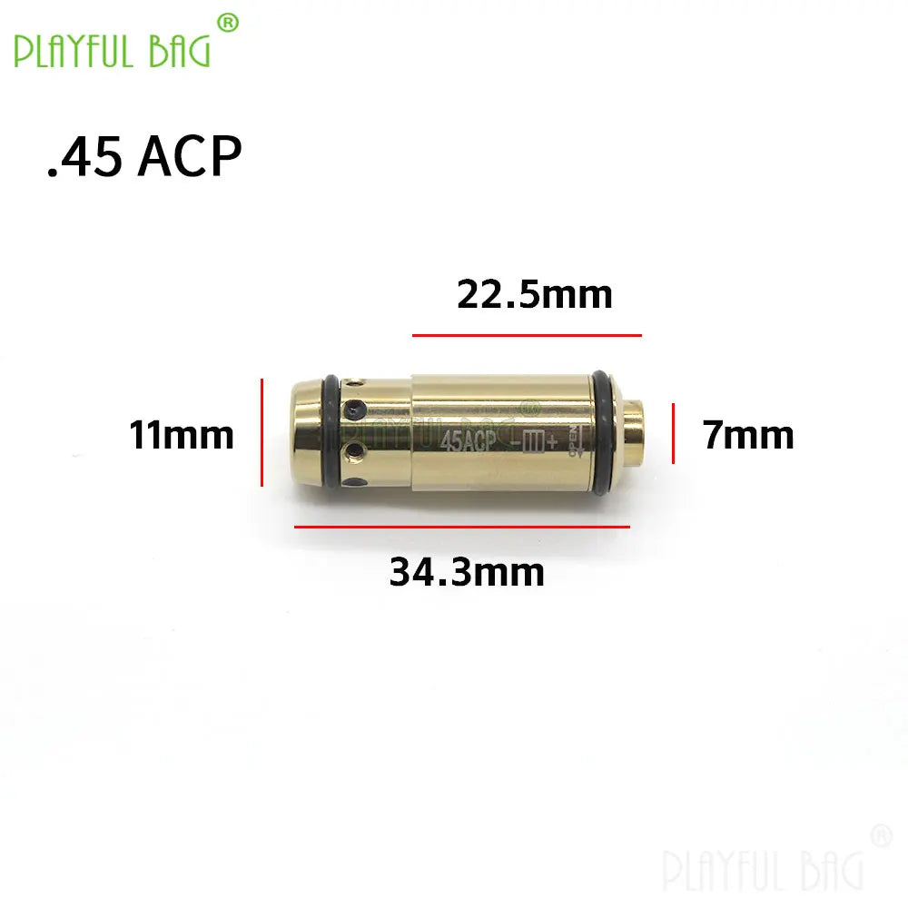 Outdoor CS Game Red Laser Cartridge Bore Sighter .380ACP/.40S&W/223Rem Training 2MW Laser Bullet Sports Toy Accessories QQ56