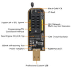 2-Sets CH341A USB Programmer Module Kit for 24 25 Series EEPROM Flash BIOS Chip`