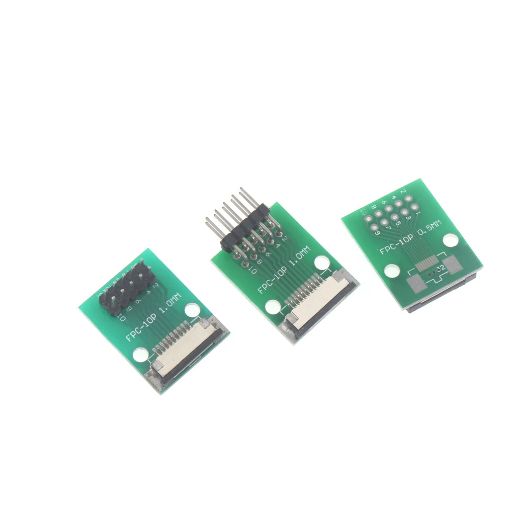 FPC/FFC4P-40P welding 1.0 Pitch clamshell/drawer seat 1.0MM turn straight insert 2.54 flexible cable adapter plate