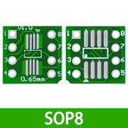 10PCS PCB Board Kit SMD Turn To DIP Adapter Converter Plate SOP MSOP SSOP TSSOP SOT23 8 10 14 16 20 28 SMT To DIP