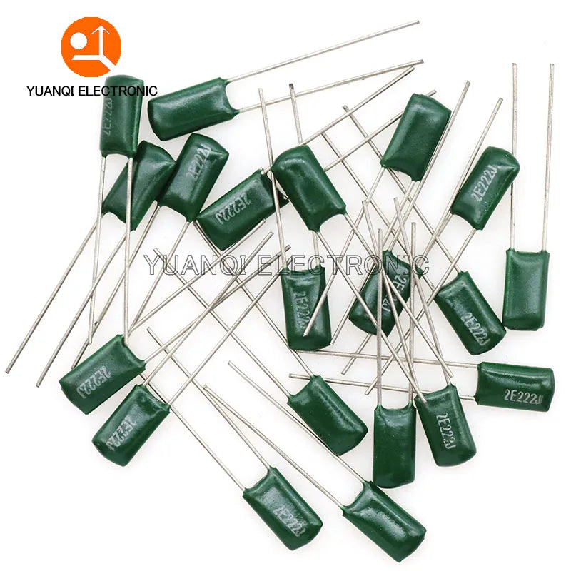 50PCS 100V Polyester Film Capacitor 330PF 470PF 560PF 102 222 472 103 223 333 473 104 1NF 2.2NF 10NF 22NF 47NF 100NF 0.1UF