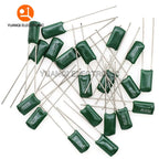 50PCS 100V Polyester Film Capacitor 330PF 470PF 560PF 102 222 472 103 223 333 473 104 1NF 2.2NF 10NF 22NF 47NF 100NF 0.1UF