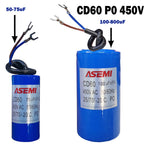 CD60 300uf 450vac P0 Startup Capacitor ASEMI 50uF 75uF 100uF 200uF 250uF 300uF 350uF 400uF 450uF 500uF 800uF