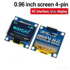 1/3/5Pcs 0.96' OLED Display Module 128x64 SSD1306 I2C Compatible with Arduino Raspberry Pi ESP32 Luminous OLED Display Board