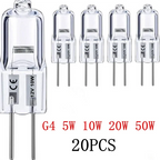 1/5/10/20pcs Halogen Bulb JC Bi-Pin LED Warm White Replace LED Capsule Lamp Halogen Bulbs Light G4 12V 5W 10W 20W 35W 50W﻿