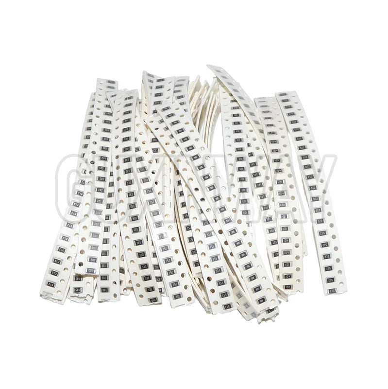 720pcs 0603 0805 1206 smd resistor kit 1R-100M 10K 100K 1K 1R 100R 220R 5% Electronic Set