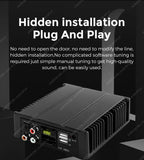 Android Radio DSP Audio Processor 4*80W Amplify Automotive Sound Modules Electronics Stereo Amplifer APP Automobiles Car Parts