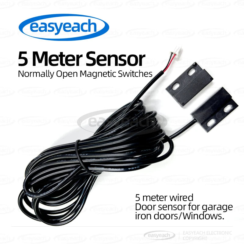 GPS-30 Wired Door 5m Sensor NdFeB Magnetic Sensor Switch Iron Door Open Detector Garage Rolling Door Switch Waterproof Outdoor