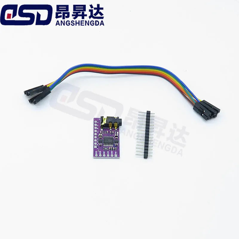 PCM5102A GY-PCM5102 I2S DAC Decoder pHAT Format Board Digital Audio Player Module For Raspberry Pi ESP32 Arduino HiFi Stereo