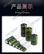 100V 1 10 47 100 220 330 470 680 1000 UF 2200uF High-Frequency Low-Impedance Audio Amplifier Power Supply Electrolytic Capacitor