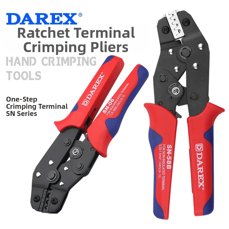 Darex DuPont Spring Terminal Automotive Wiring Harness Power SN Cold-Press Terminal Wire Crimping Pliers