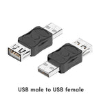 USB Adapter Micro USB to Mini USB Converter Female Male Bidirectional 480Mbps Y3ND