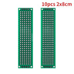 4PCS-40PCS Universal PCB Prototype Board Green Double Sided 2x8 3x7 4x6 5x7 7x9CM Protoboard Breadboard DIY Electronic Kit