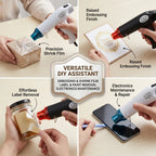 Mini Heat Gun 220V Portable Hot Air Tool for Embossing Shrink Film Label Removal Phone Case Repair and DIY Crafting
