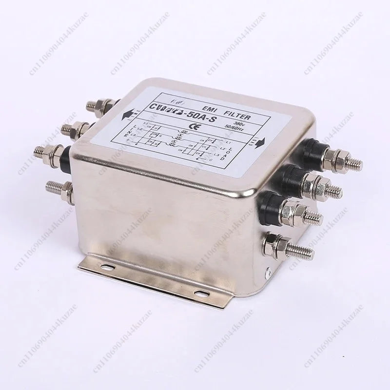 CW12B-60A-S EMI Filter, 380V Three-phase 3/4-wire AC Anti-interference Filter for Servo and Inverter