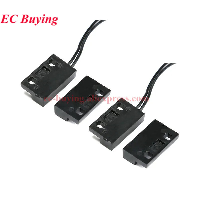1-10Pcs PS-3150 Reed Switch Sensor PS3150 Normally Open NO Proximity Magnetic Door Window Contacts 30cm Wire Inductance Distance