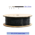 RF1.37 SMA Male Female to MMCX Male 90 Degree FPV Antenna Connector 50 ohm RF Coaxial Extension Jumper OD=1.37 Cable