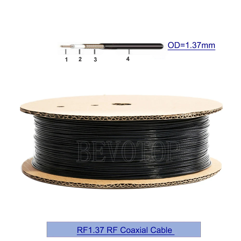 RF1.37 SMA Male Female to MMCX Male 90 Degree FPV Antenna Connector 50 ohm RF Coaxial Extension Jumper OD=1.37 Cable