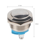 19mm Waterproof Car Metal Push Button Horn Momentary Switch 12V