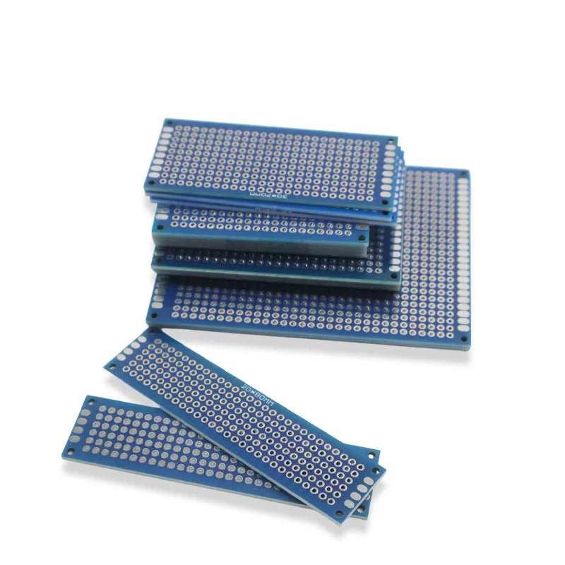 5/10Pcs Prototype BoardsBlue Circuit Perfboard 3x7cm 4x6cm 5x7cm 7x9cm Double Sided Circuit Boards DIY Electronic Kit  PCB New
