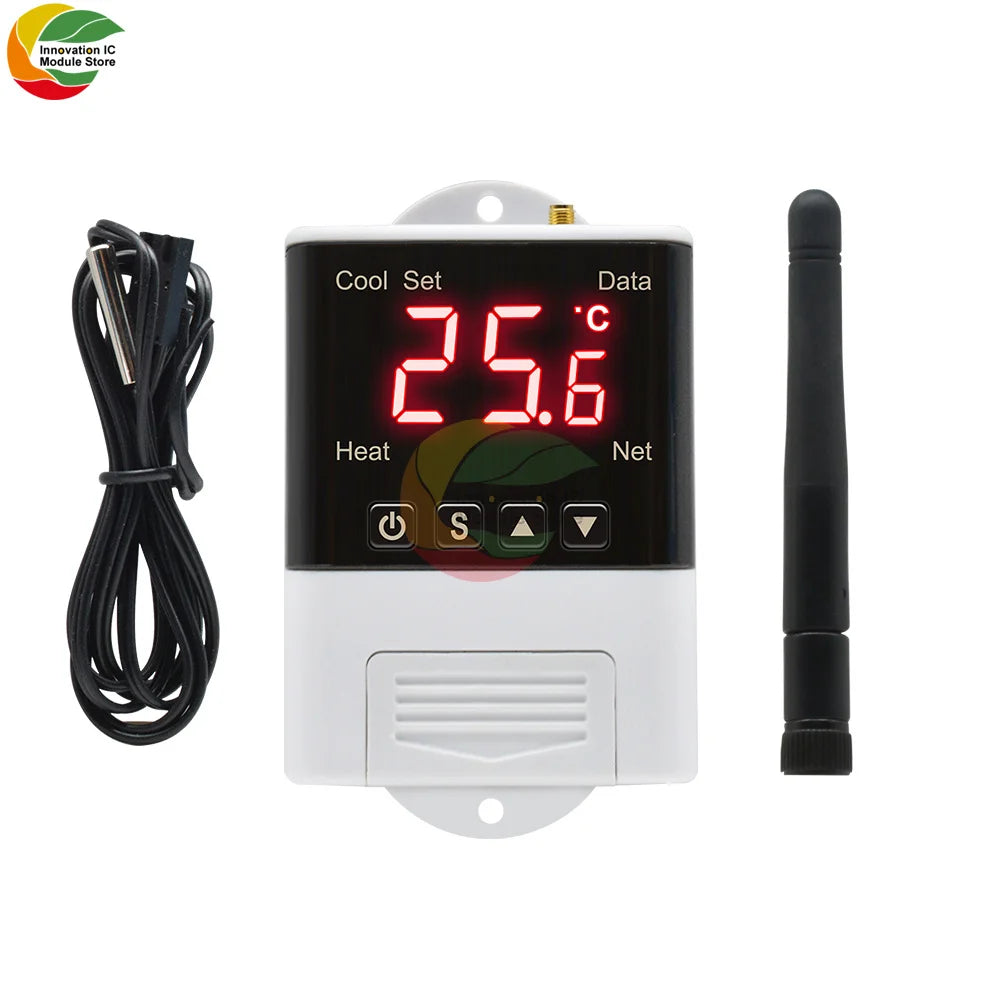 AC 110V 220V DTC2201 DTC1201 Temperature Controller Thermostat DS18B20 NTC Sensor APP Control For Smart Home
