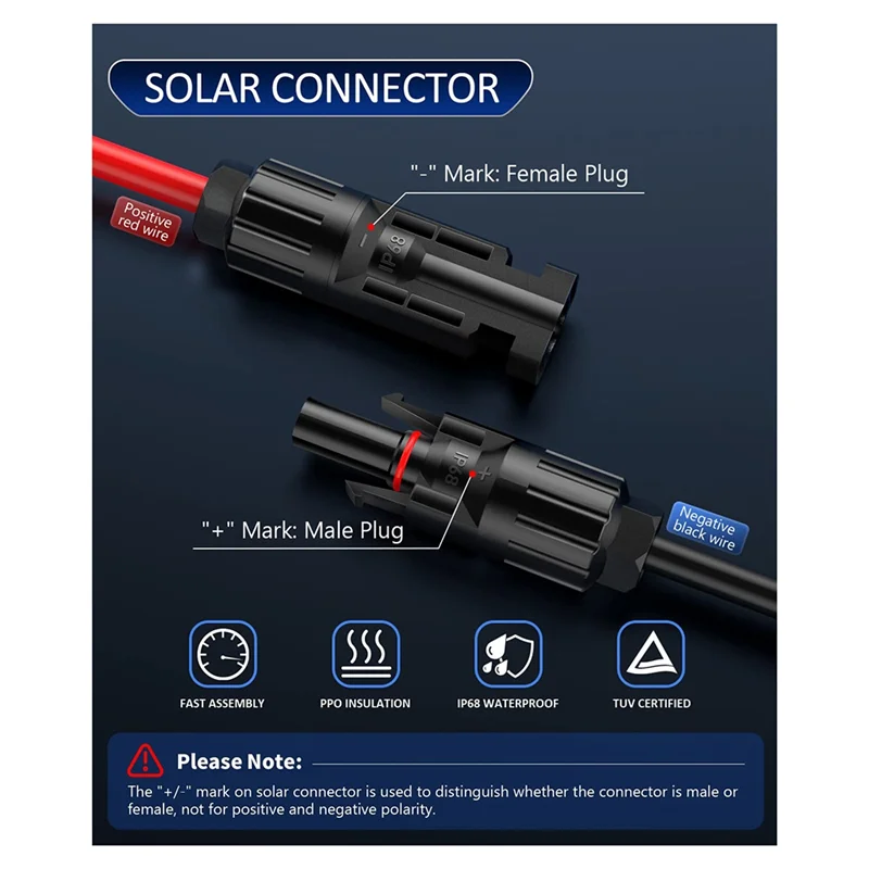 A01F-4-In-1 Solar Panel Connector Extension Cable Splitter For Anderson Connector DC Adapter Power Plug XT60 Female Conn