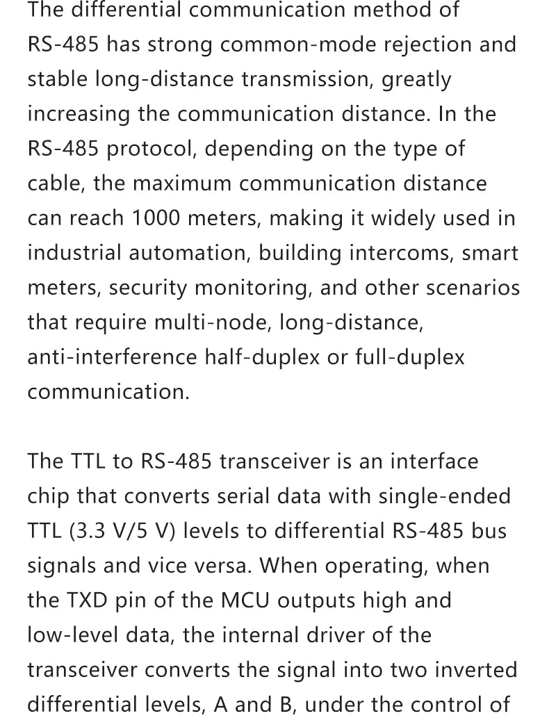MAX485 MAX3485 MAX13487 MAX13488 TTL to RS485 Transceiver Module 3.3V/5V Unidirectional Bidirectional Serial Conversion Board