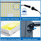 280/234/106 LED Solar Wall Lights Outdoor Motion Sensor Solar Flood Street Lamp with Adjustable Lighting Head For Street Gardens