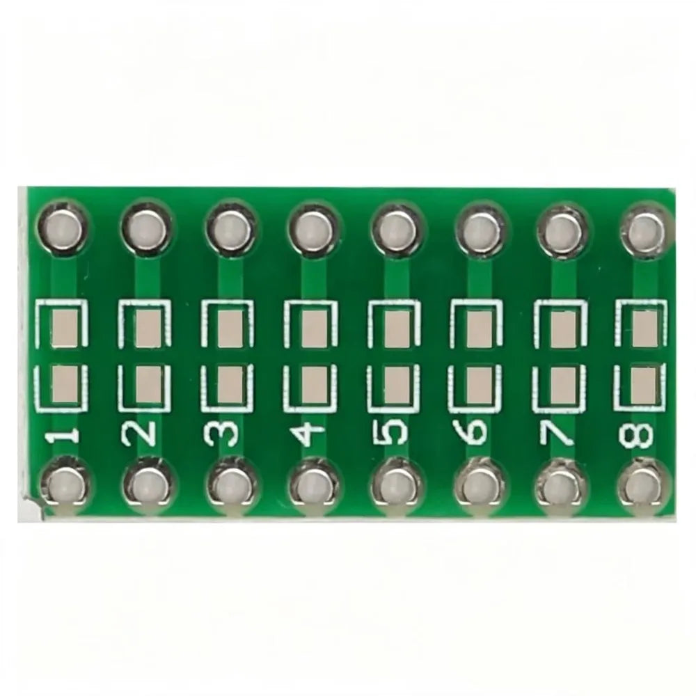 10PCS/LOT 0402 0603 0805 SMD To DIP Adapter PCB Board SMT Resistor Capacitor LED IC Converter Breakout Board