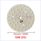 1PCS DC3V-5V Dimmable 5730 SMD LED Lamp 1W 2W 3W 4W 5W 10W LED Light Beads White Warm White With Light Adjust Switch.