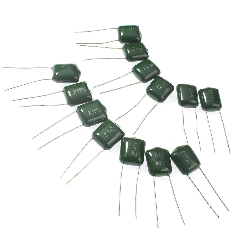 180/620PCS 100V Polyester capacitor combination kit 2A102J~2A822J Set of capacitors set 31/10values Polyester Film Capacitor